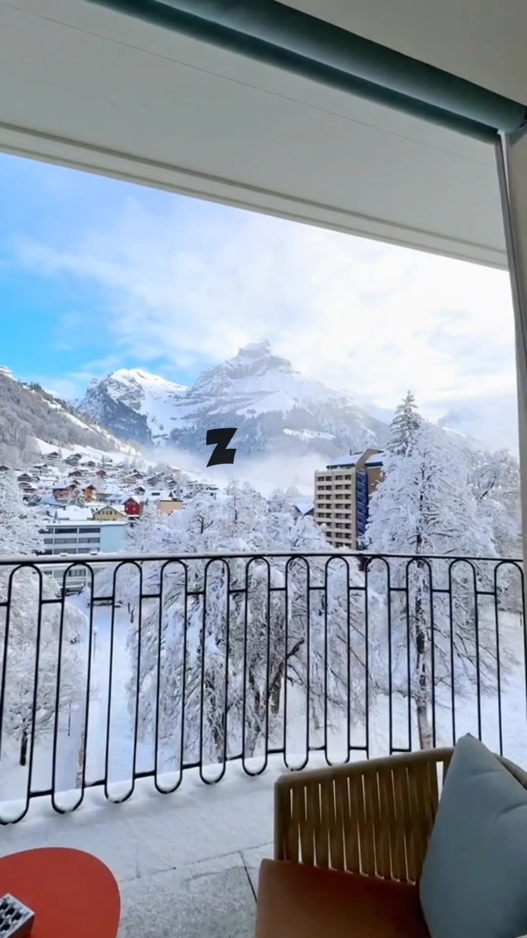 vlog snow scene
