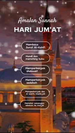 Amalan Sunnah Jum'at