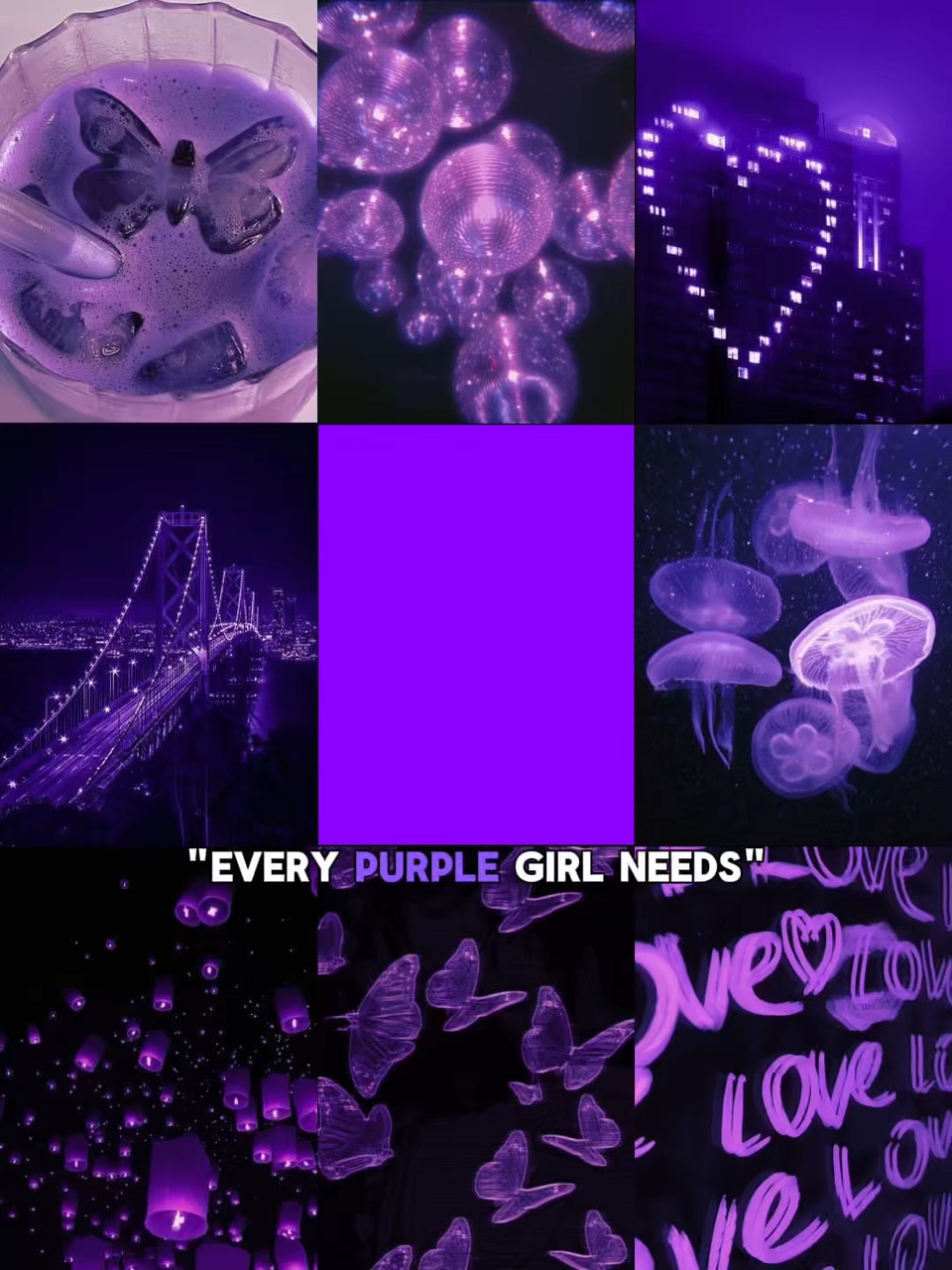 Chica morada y pin
