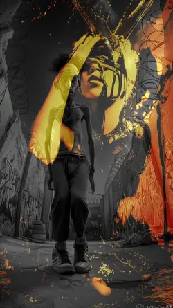 Orange Techno Vibes
