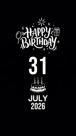 BDAY SON 31 JULY