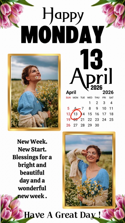 Senin 13 April 2026