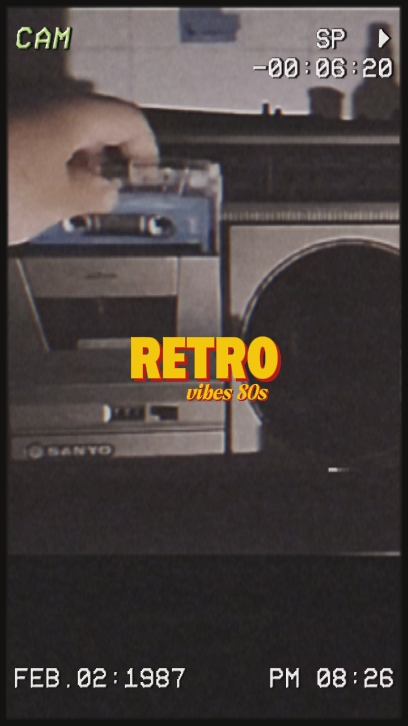 retro vibes 80 'ler