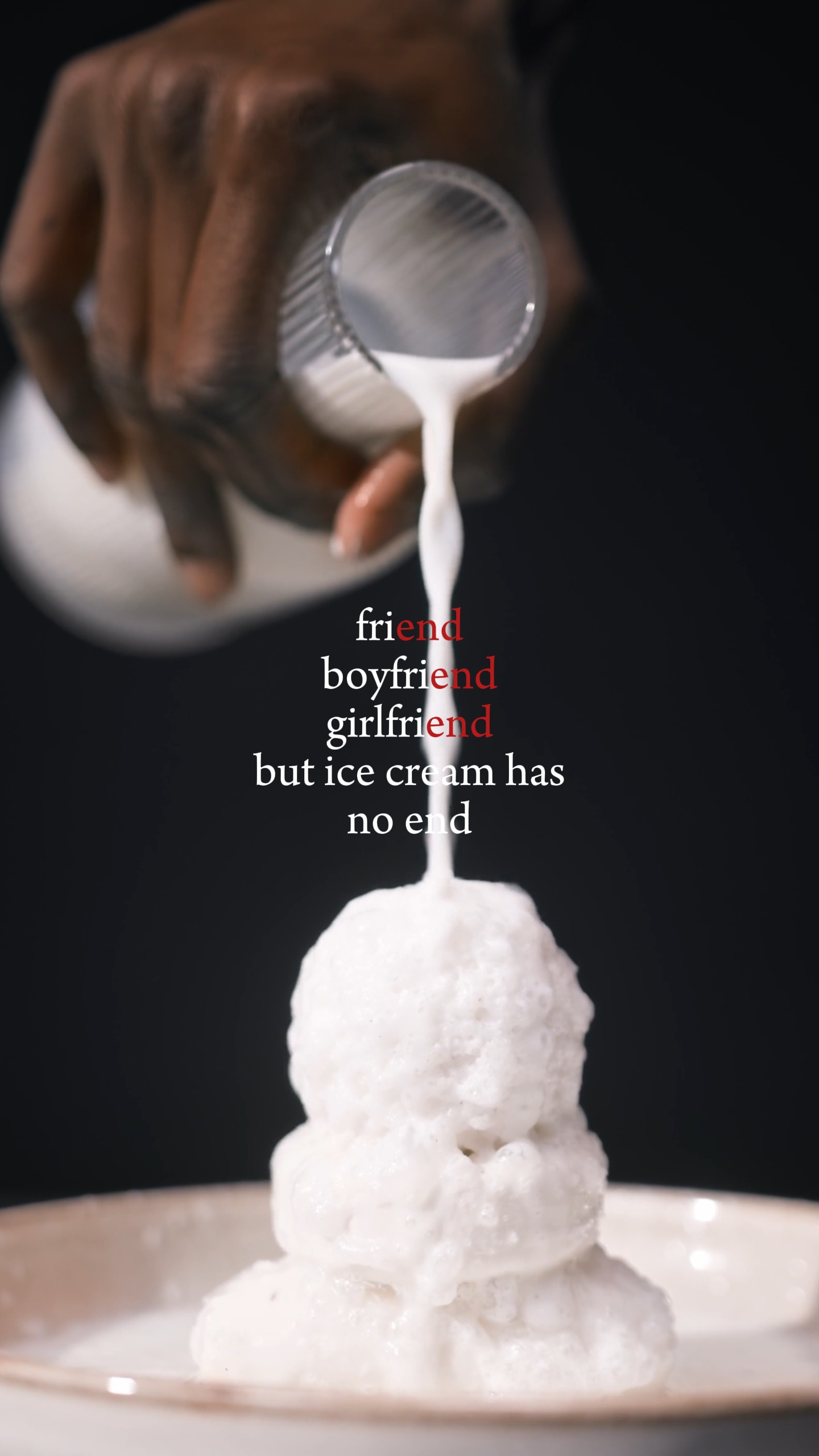 ice cream has no end