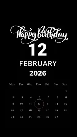 HBD 12 FEBRUARY 2026