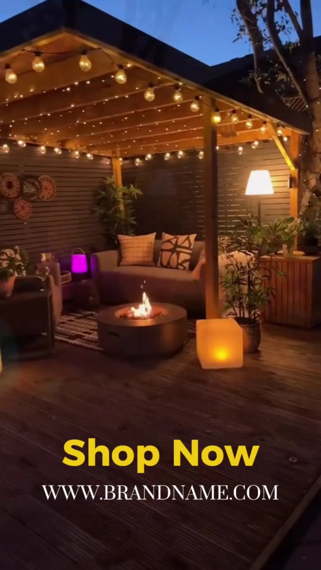 LUCES DE PLANTILLA, LUCES DE CUERDA
