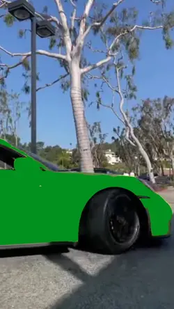 porsche Green screen