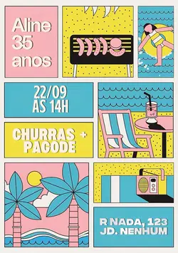 Convite Churras