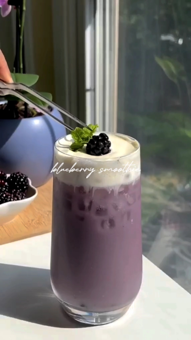 Blaubeer-Smoothie