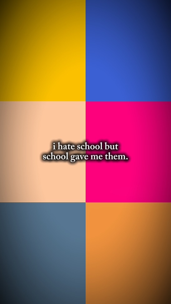 Ich hasse die Schule, aber sc