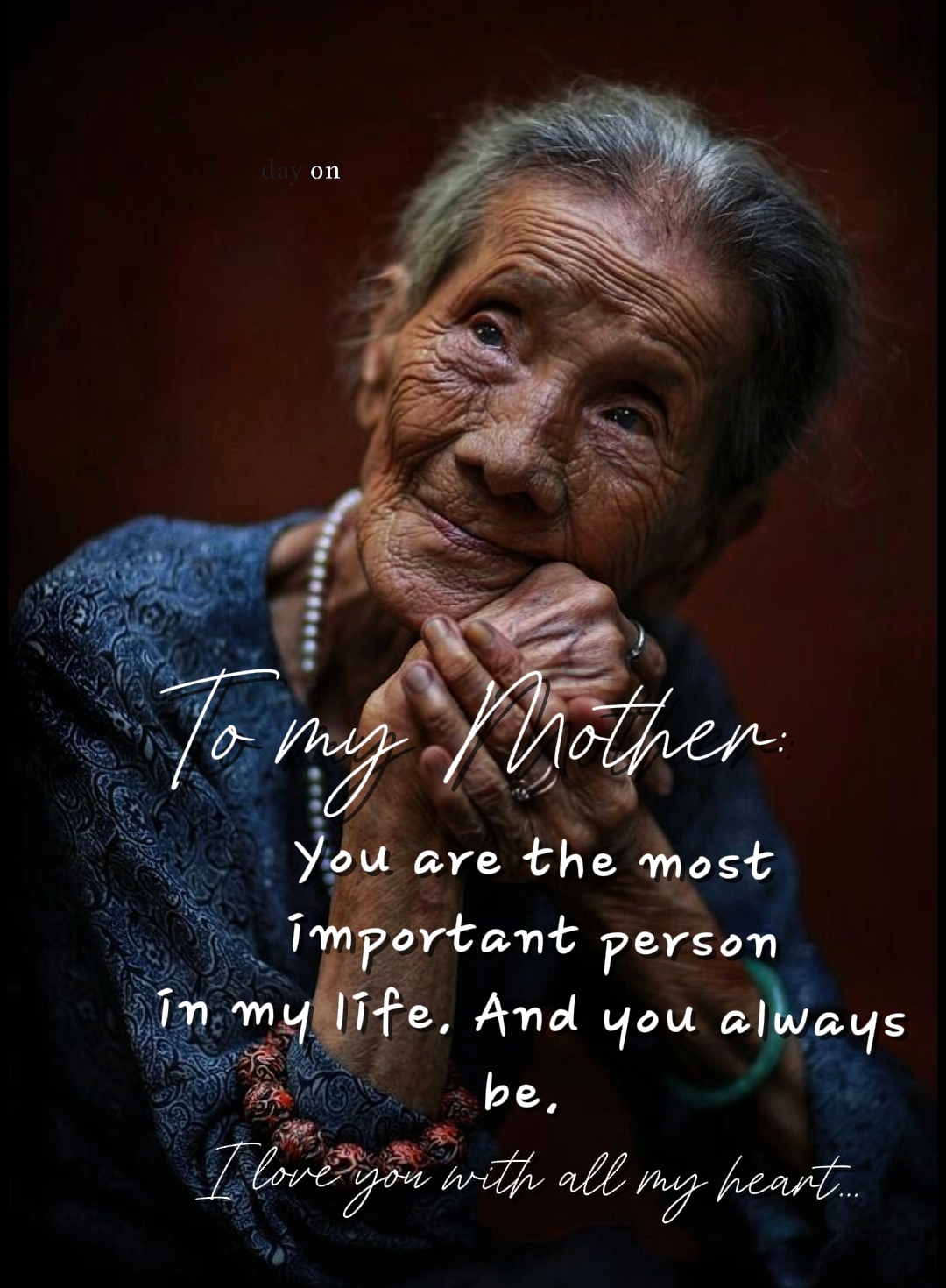 TO MY MOTHER 