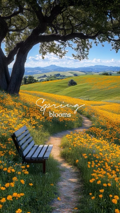 spring blooms