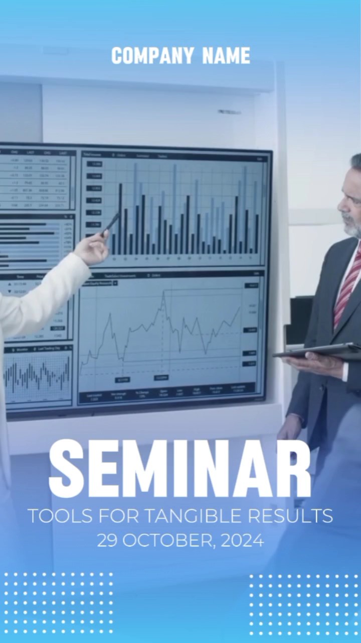 Gradient Minimalist Style Corporate & Business Industry Seminar Instagram Ads