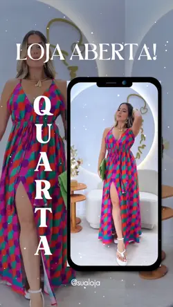 Loja aberta Story