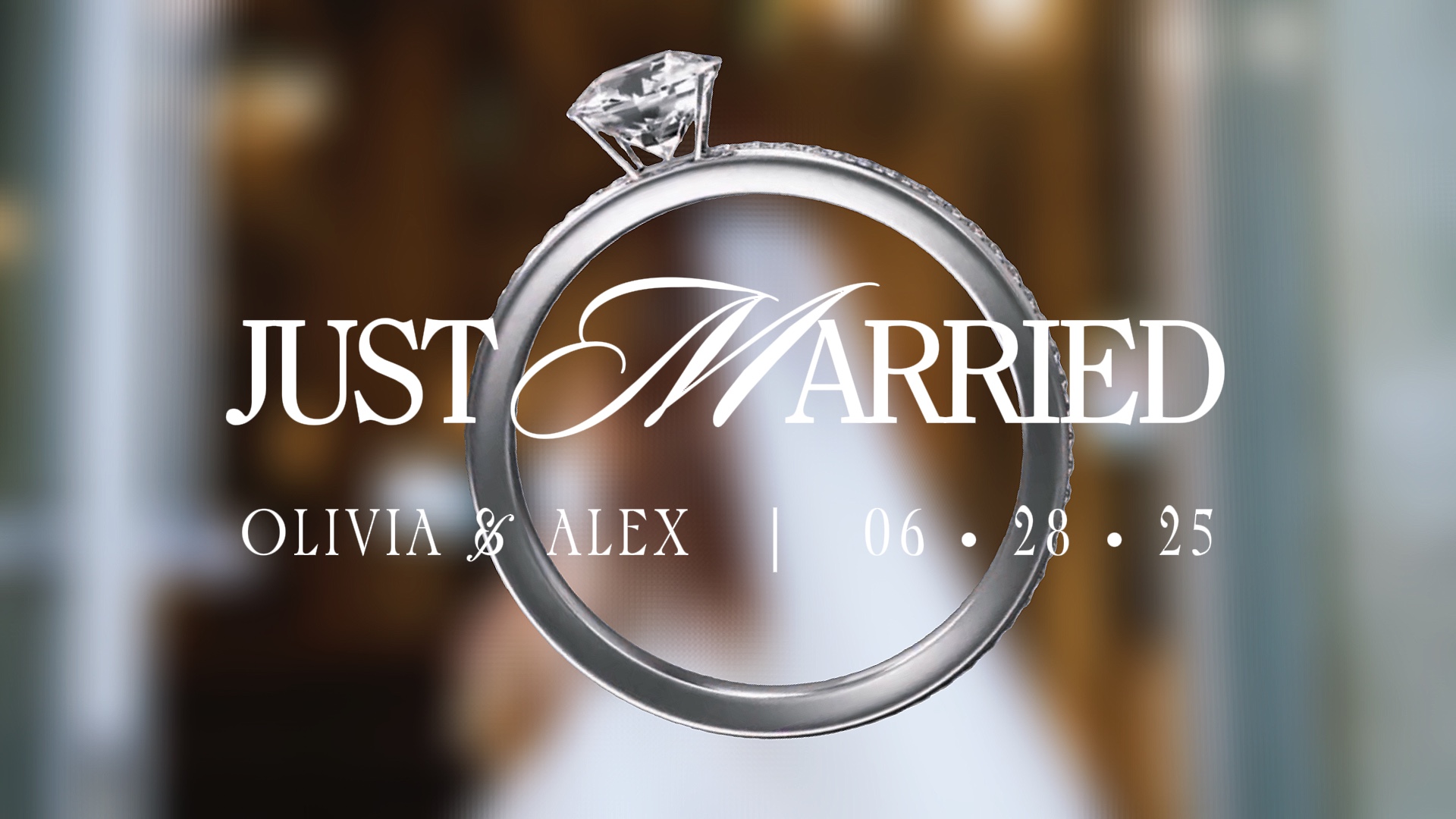 Anneau de mariage jeté 