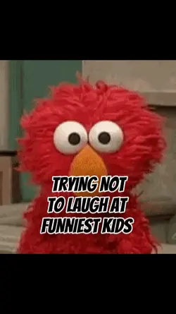 trying not to laugh