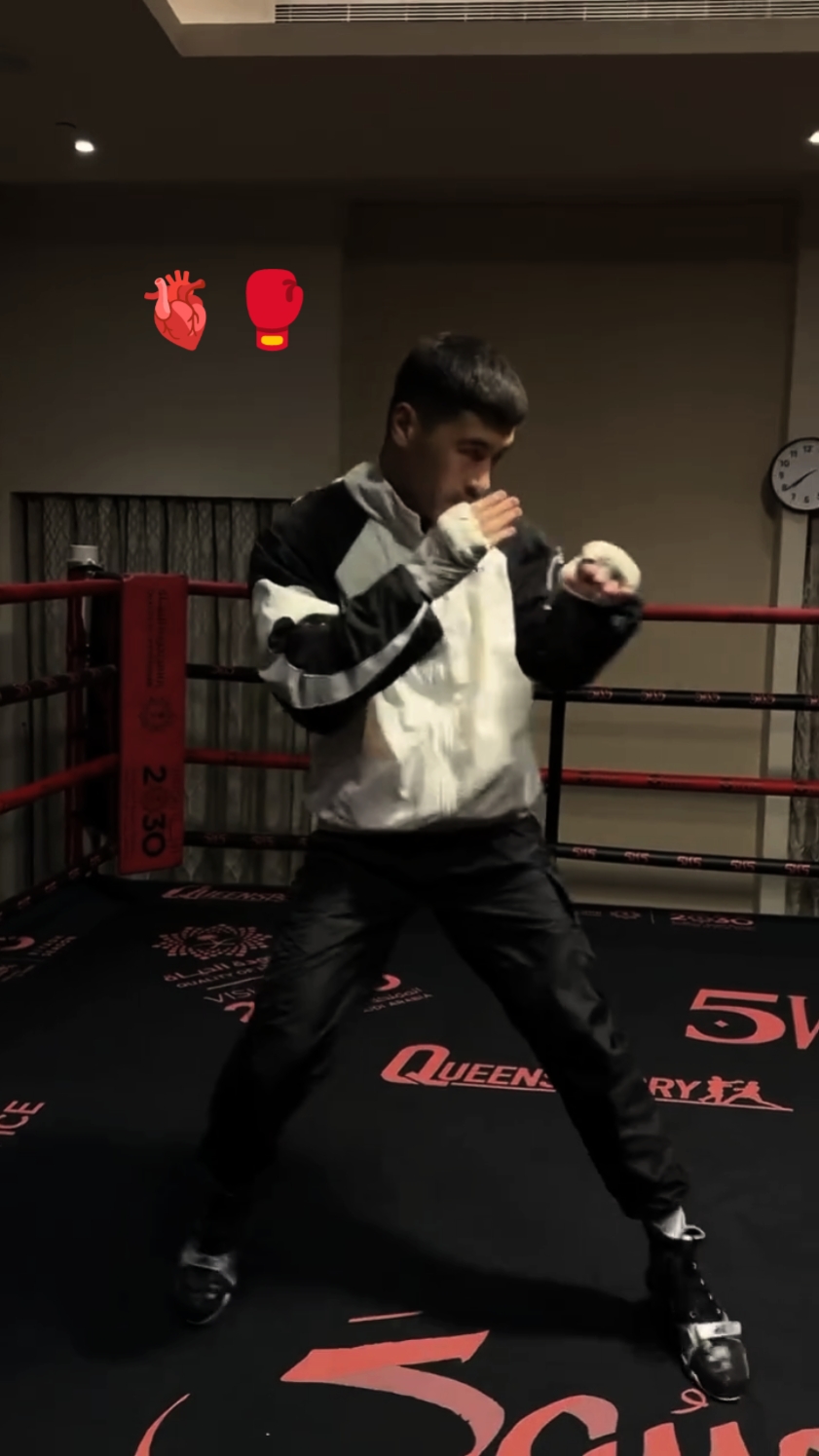 entraînement de boxe