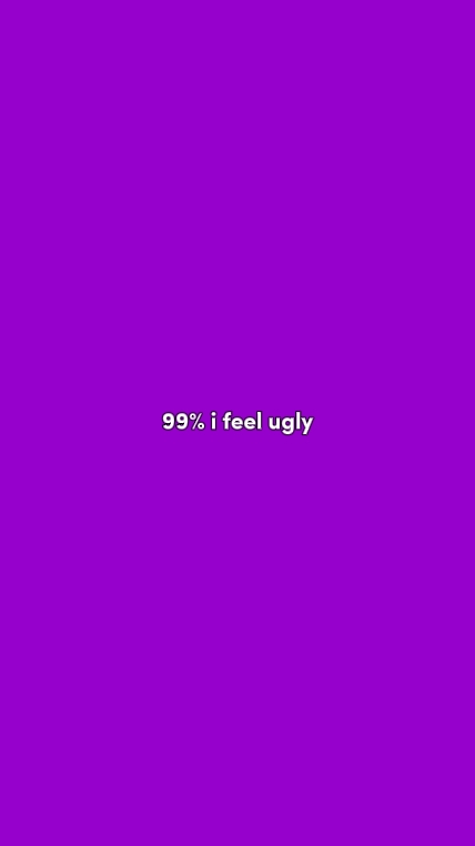 99% saya merasa jelek