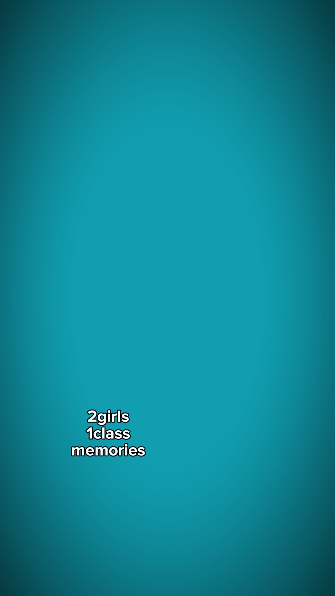 2 filles, 1 classe
