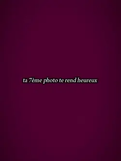 votre 7ème photo