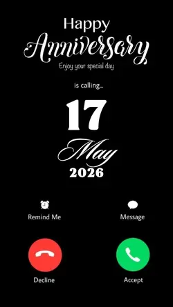 ANNIV CALL 17 MAY