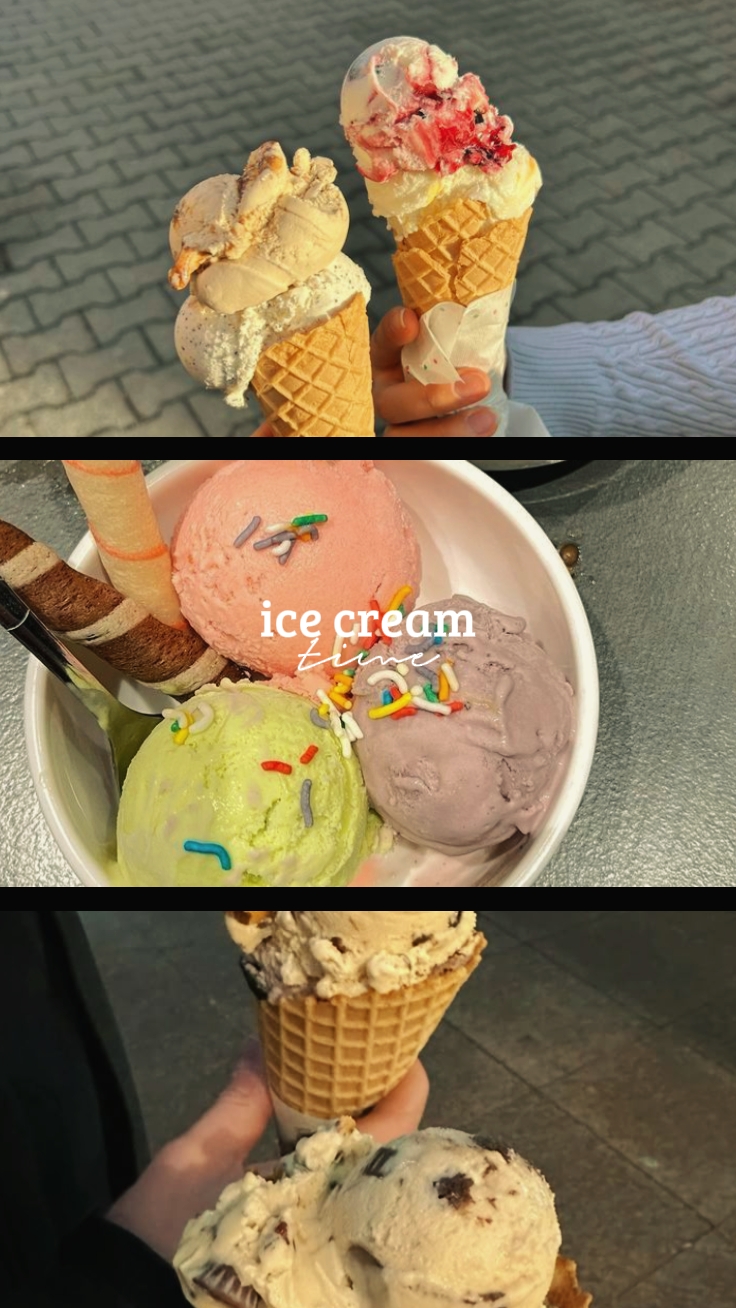 Eiscreme Zeit
