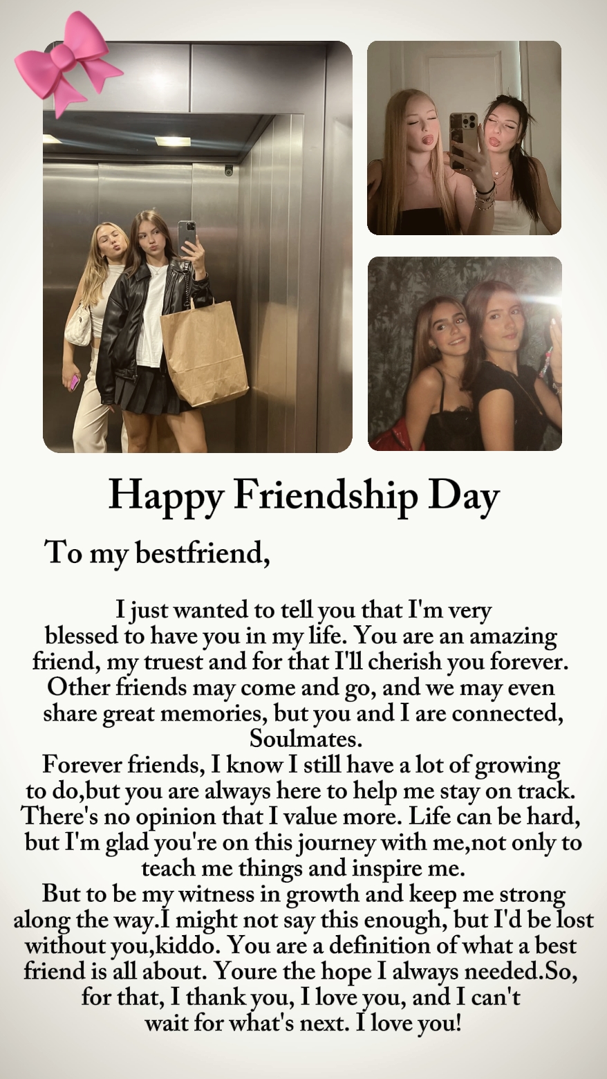 Feliz amistad 