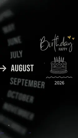 AUGUST BIRTHDAY