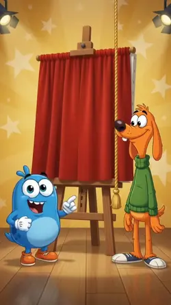 cartoon painting