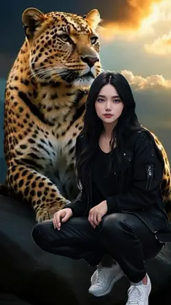 macan tutul viral 