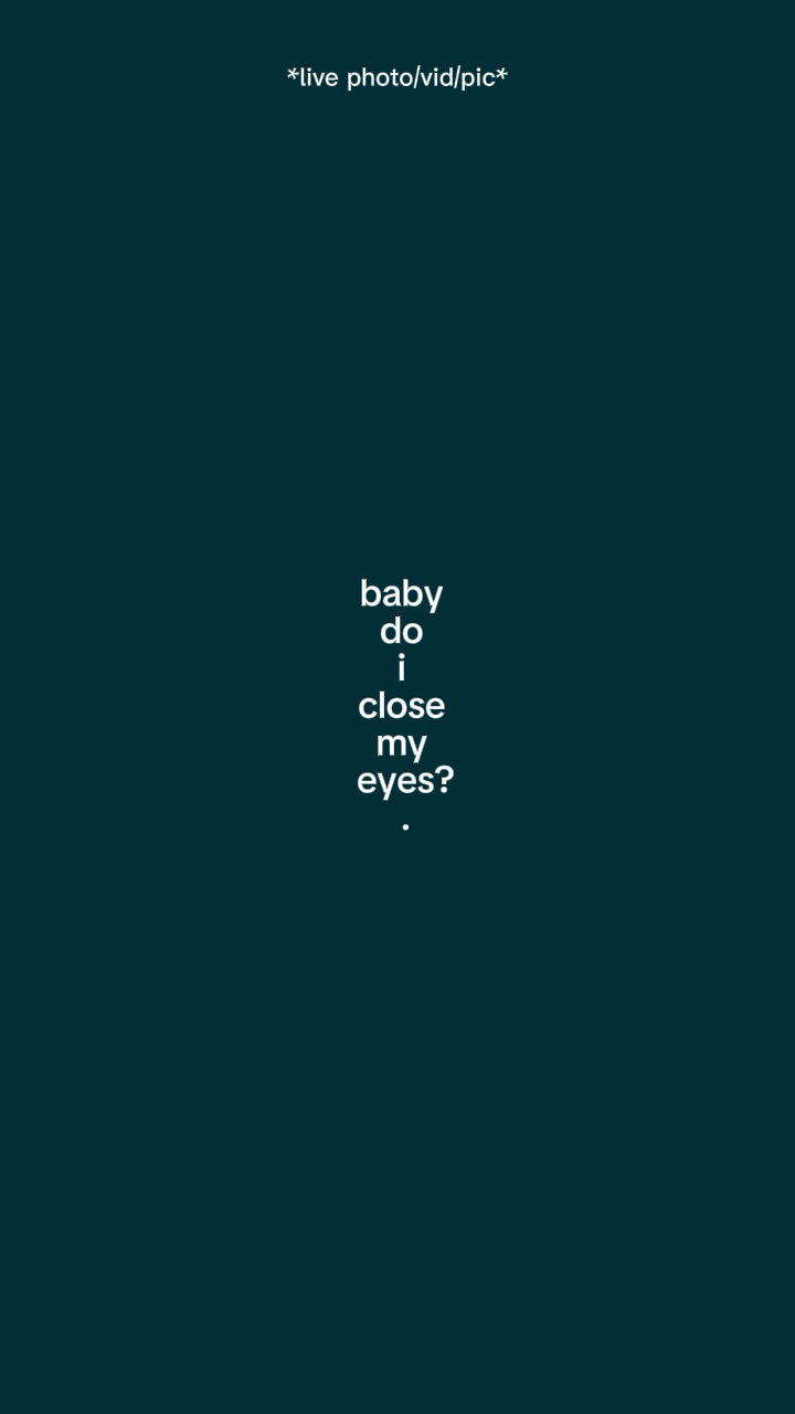 Babydoiclosemyeyes