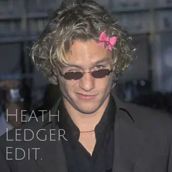Heath ledger🤍