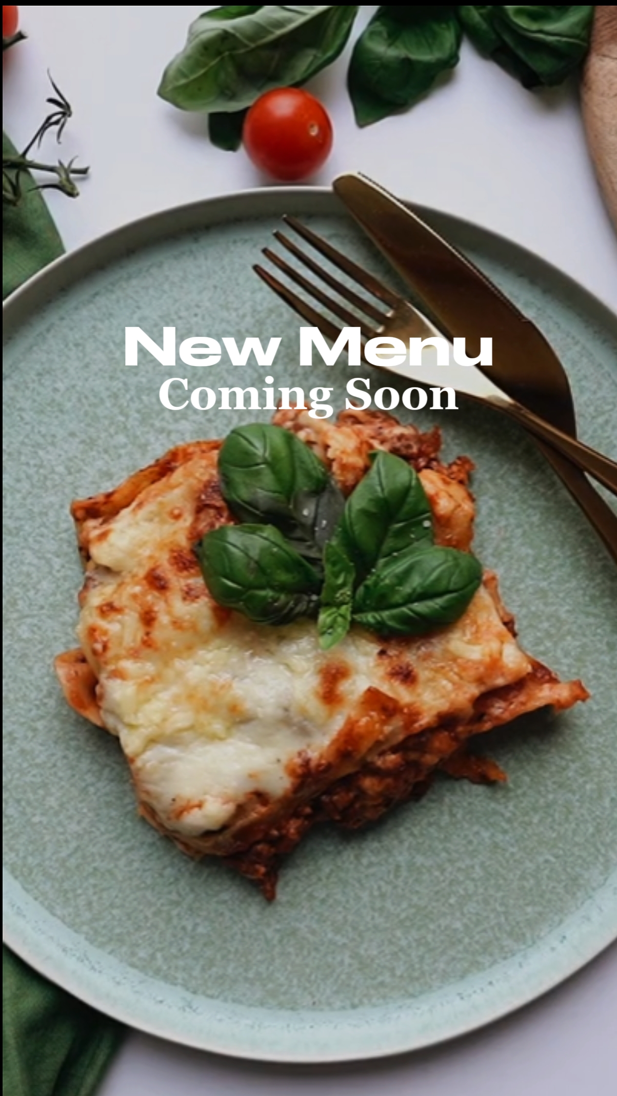 Novo menu