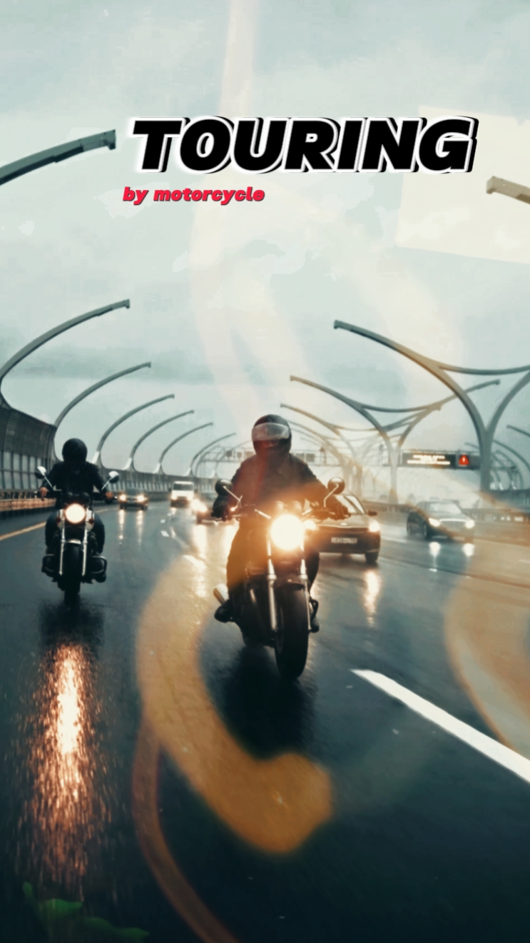 Tour mit dem Motorrad 