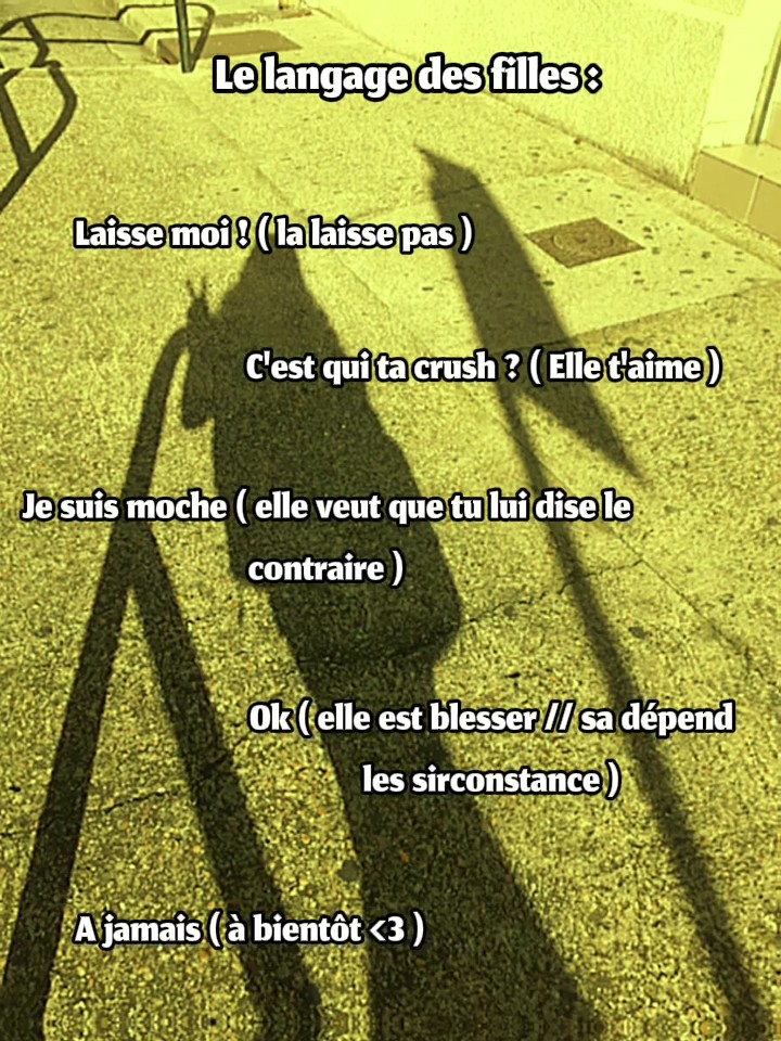 Le langage des fille