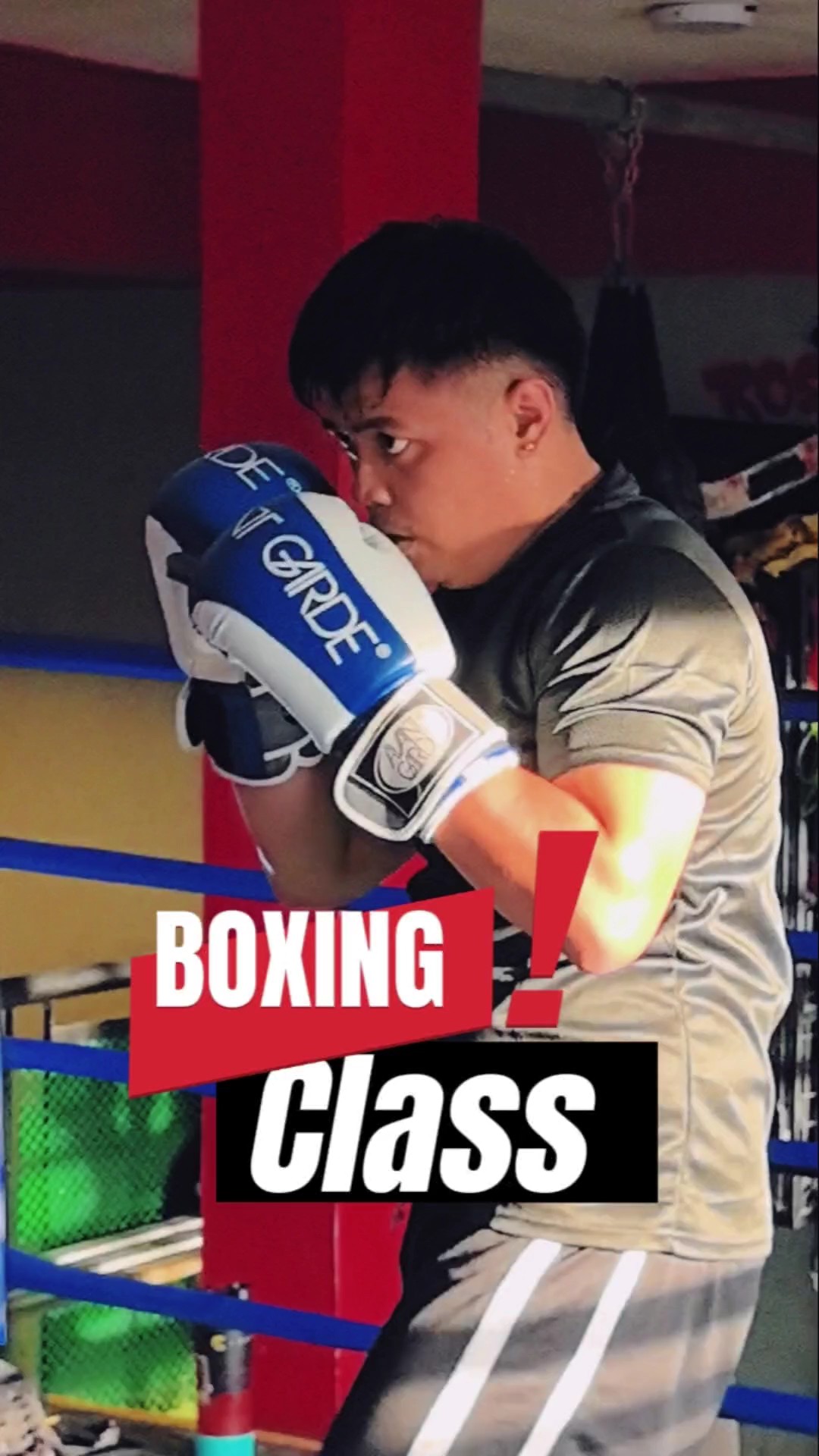 Boxing training 