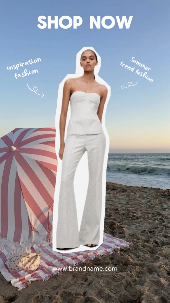Recorte de promoción de moda