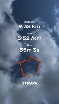 Strava run template