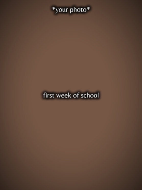 Primera semana de clases