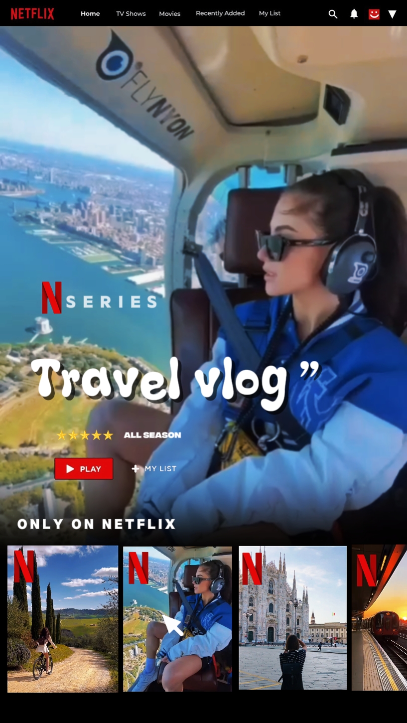 Vlog de viagens netflix