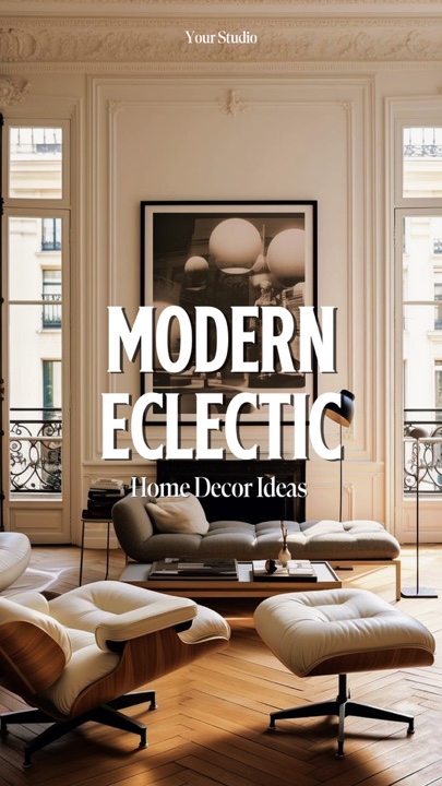 Maison éclectique moderne