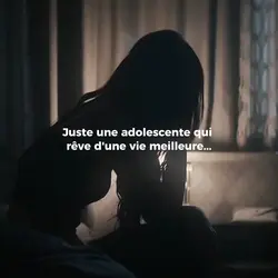 Une adolescente ...
