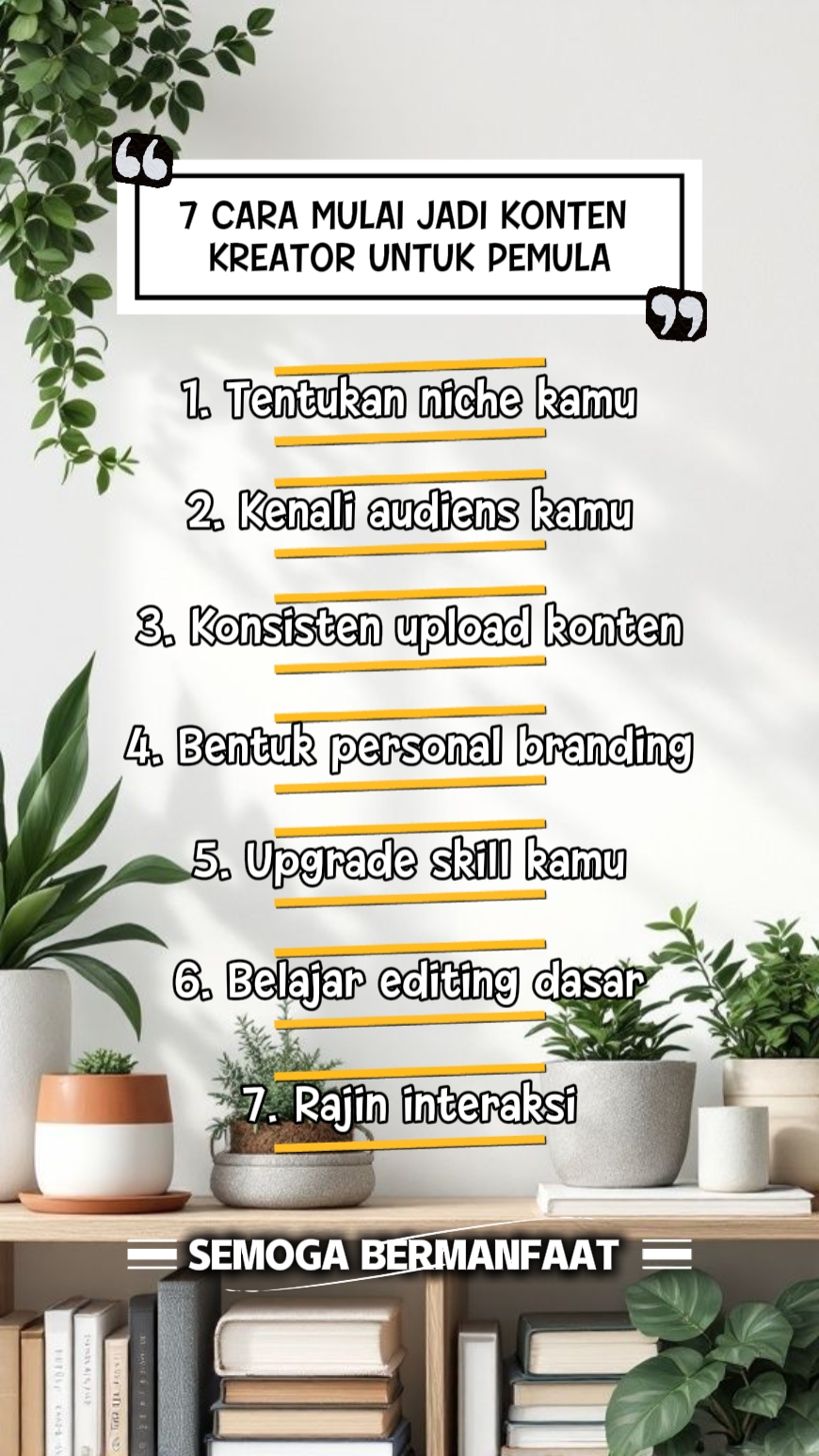 tips kreator konten