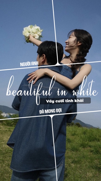Váy cưới tinh khôi