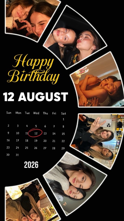 HBD SISTER 12 AUGUST