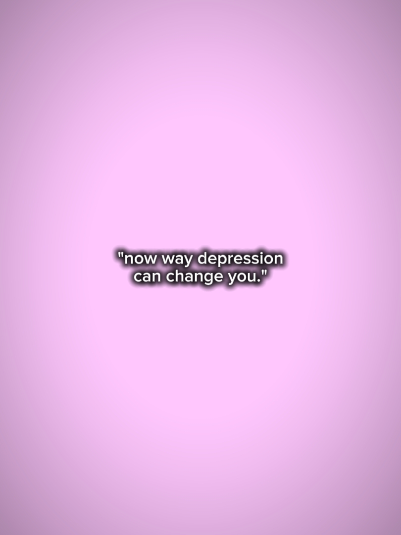 depression change u