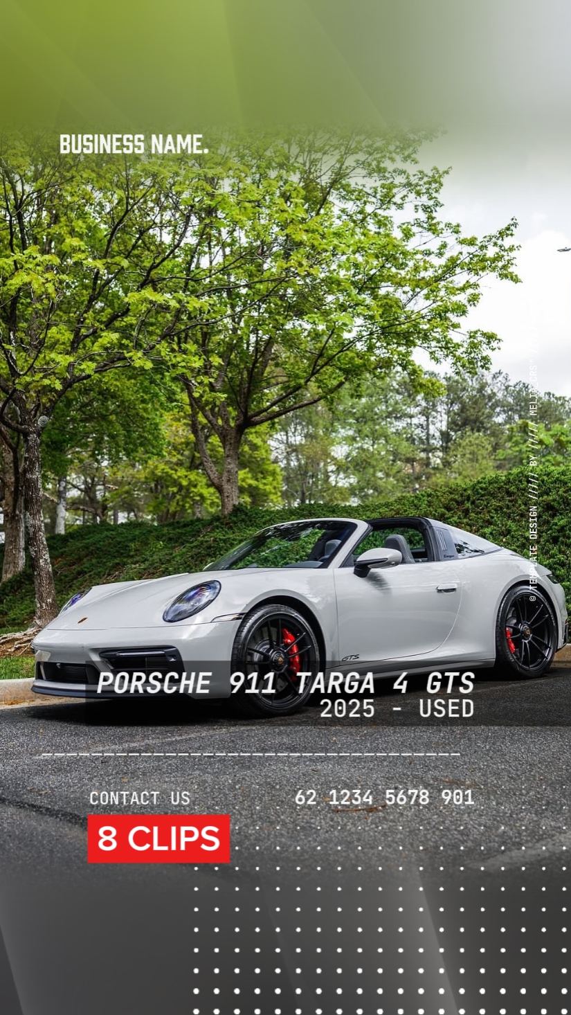 Promoção De Edição De Carro