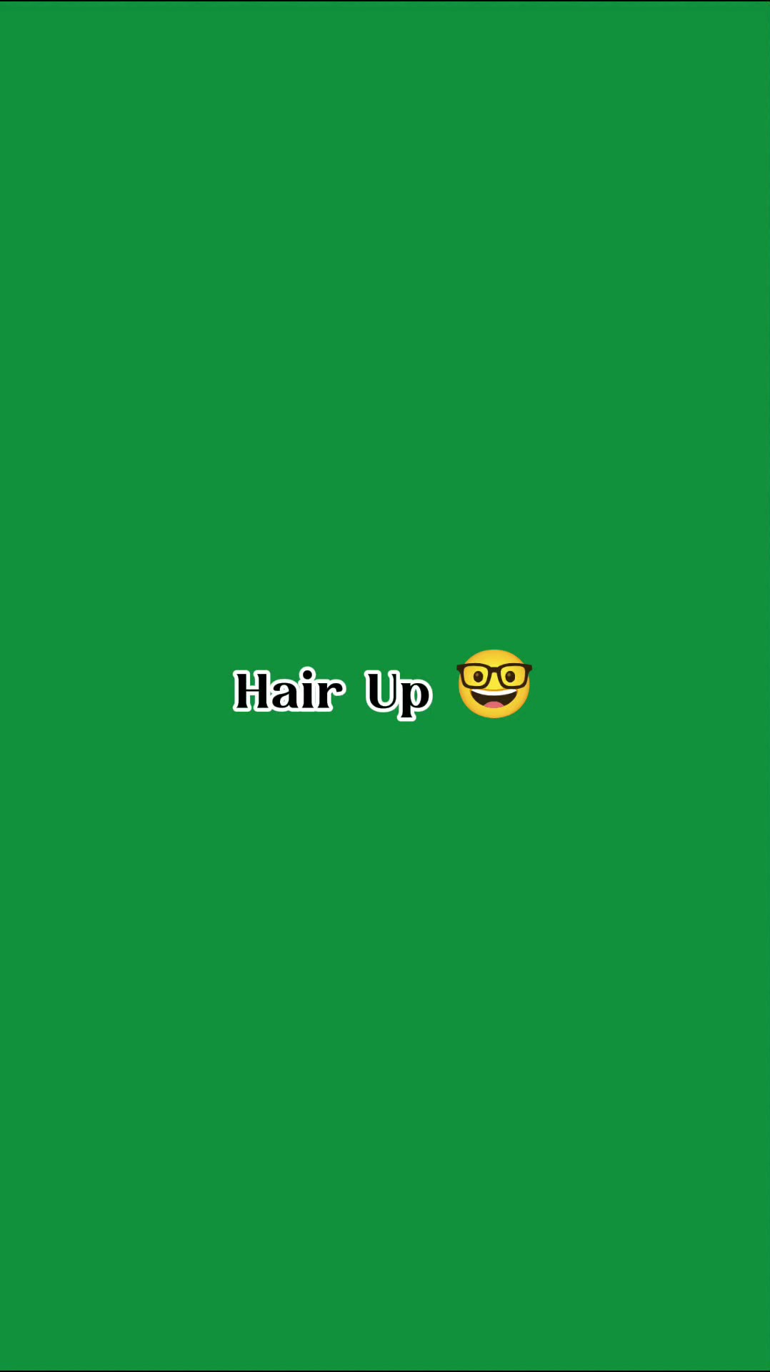 Haare hoch