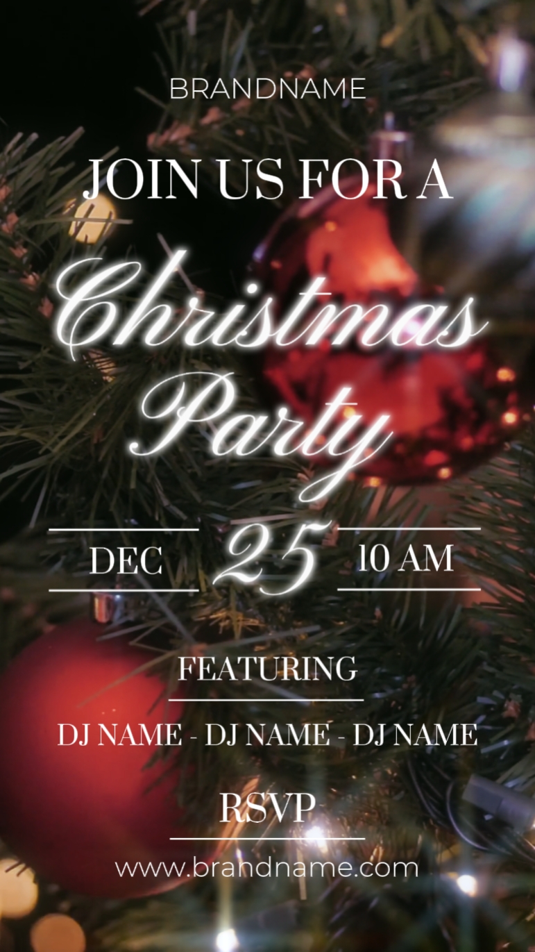 Invitación De Navidad