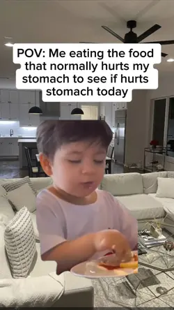 eating the food
